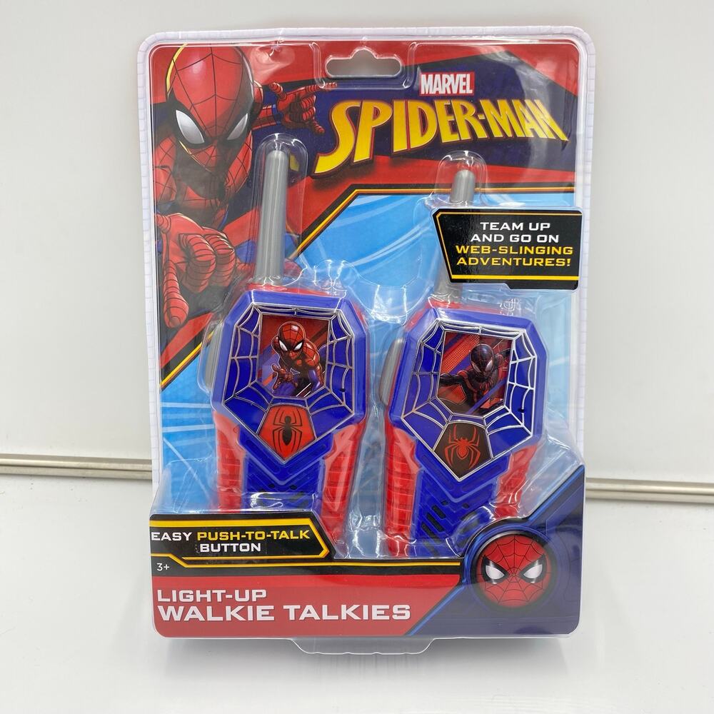 Marvel Spiderman eKids Two Way Walkie Talkie Toy NEW